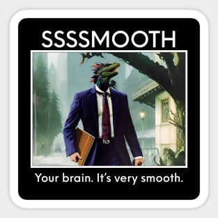 Smooth Brain Sticker